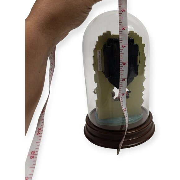 Disney Fantasia Sorcerer Mickey Mouse Domed Clock With Figurine & Castle Design - Picture 9 of 11